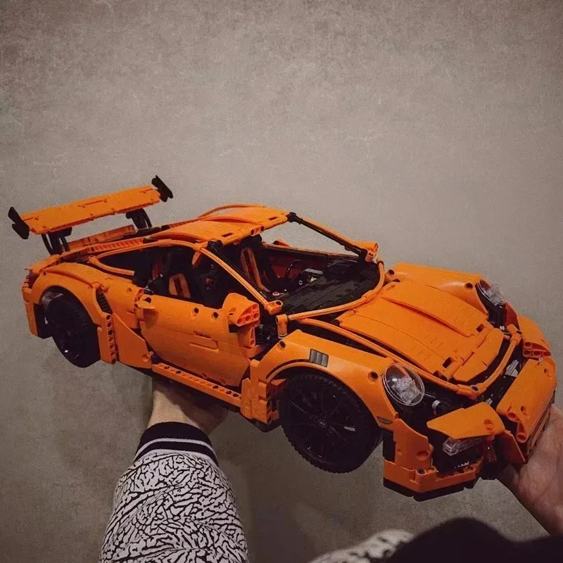 

Совместим с 42056 кубики MOC 911 GT3 RS, техника, игрушки для мальчиков, рождественский подарок, Детский конструктор, модель, строительные блоки для взрослых