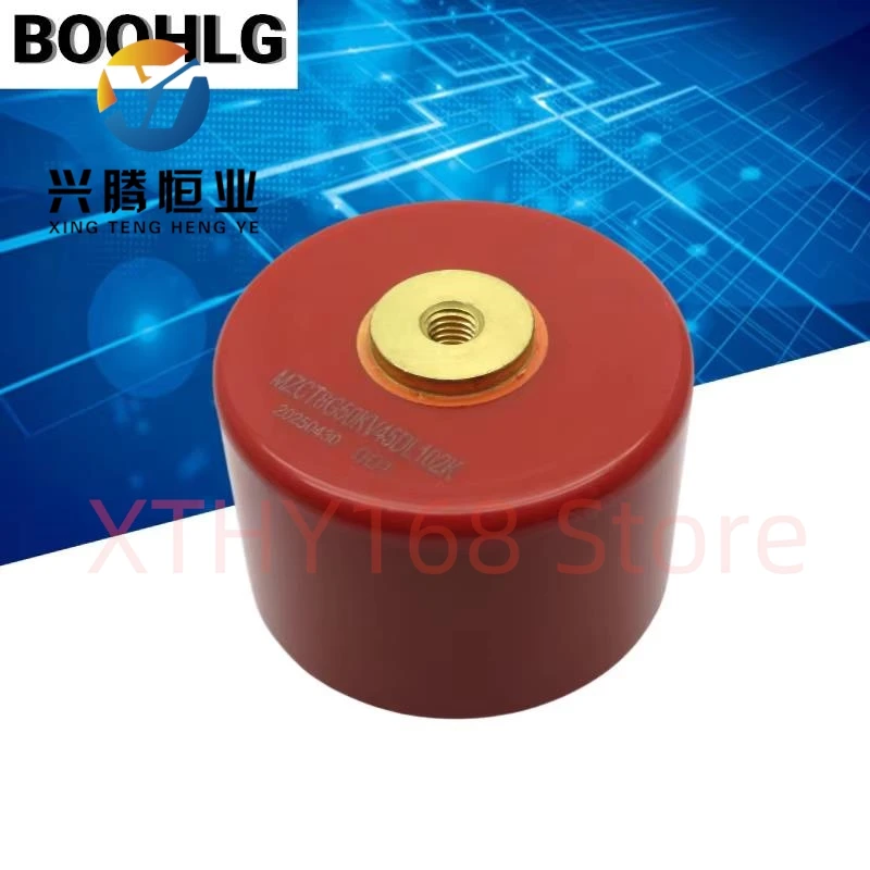 1PCS 50KV 102K 1000pF 1nF bolt high-voltage ceramic capacitor high-frequency pulse laser power equipment
