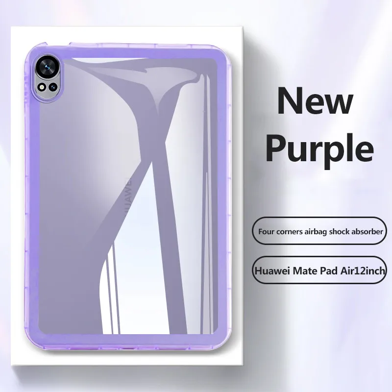 

Transprent Soft TPU Case For Huawei MatePad 11.5 2025 12 X 2025 2026 2024 Air 12 Pro 11 Air 11.5 S SE 11 Protective Cover