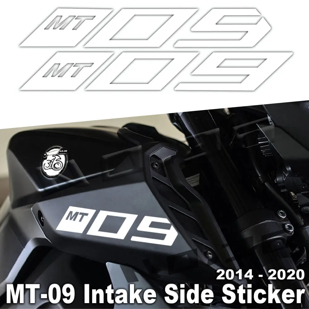 

Motorcycle Air Intake Side Sticker Fairing Cover Decal Accessories For MT09 MT-09 MT-09SP FZ09 2014-2020