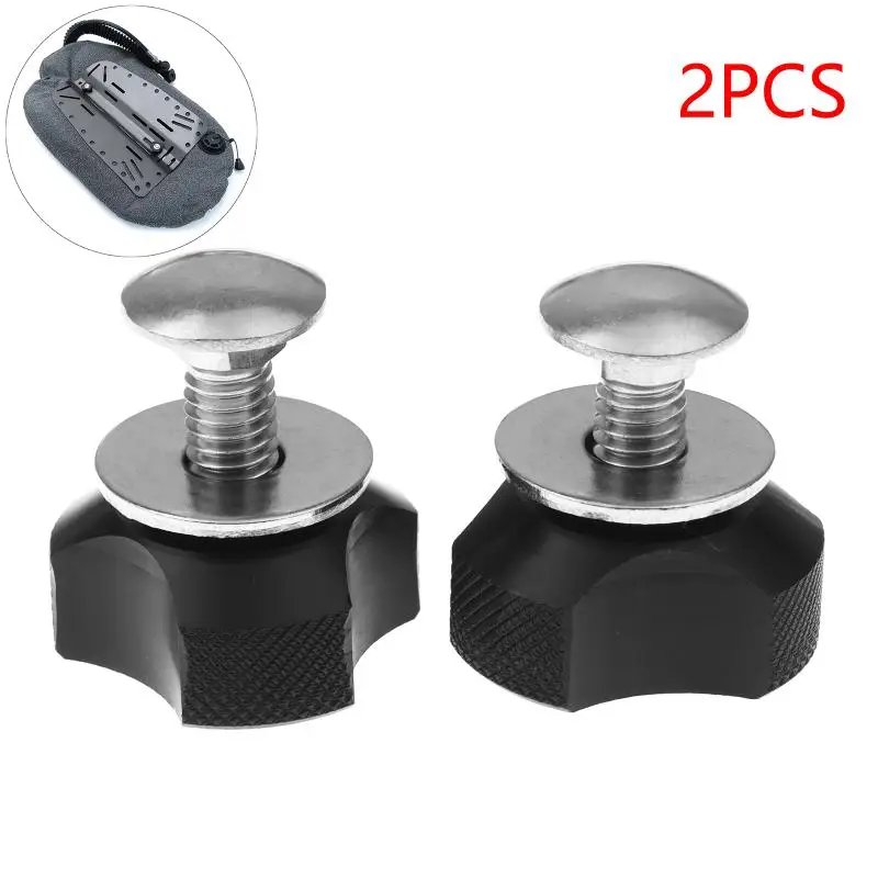 

Professional Diving Backplate Screw Set, 1 Pair, For Sports Repair And Maintenance (Flat Head Recessed Screws)
