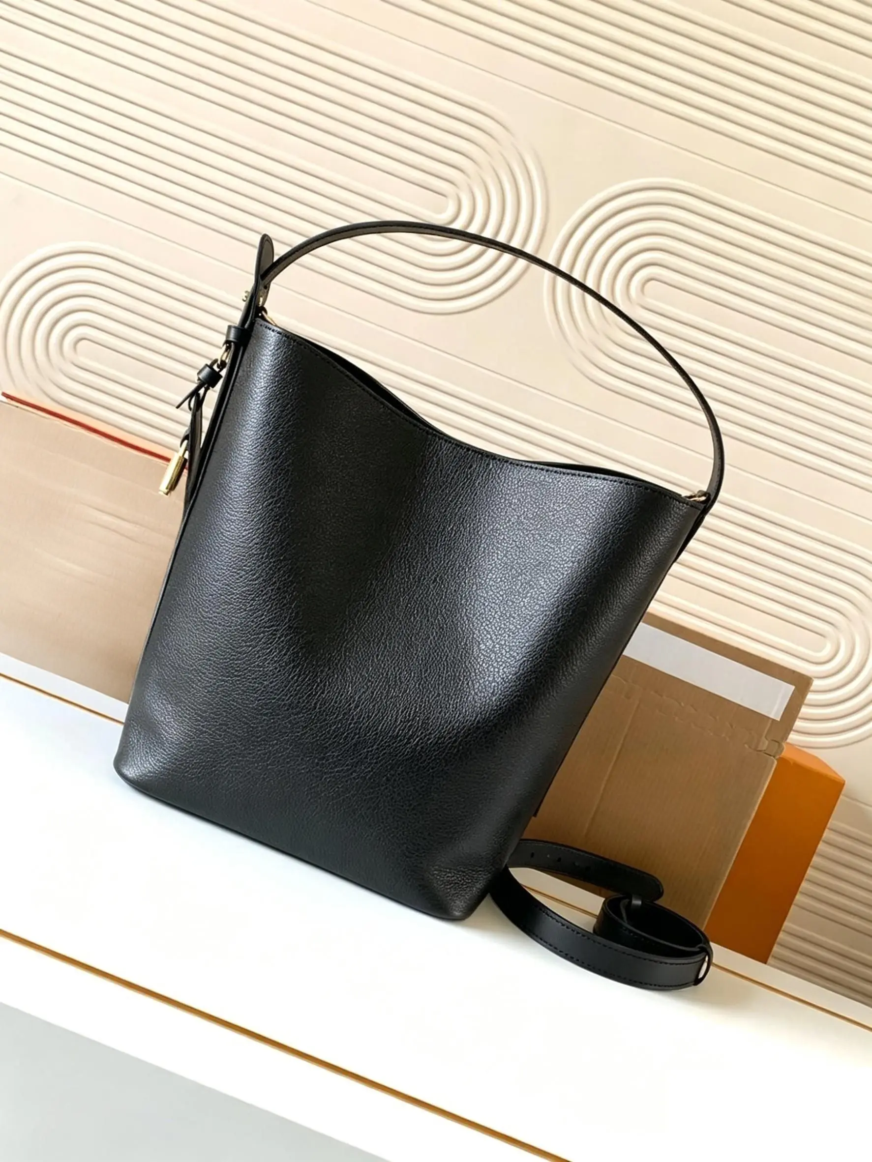 Sac à bandoulière intemporel en cuir pleine fleur pour femme, sac de soirée haut de gamme en cuir de vachette
