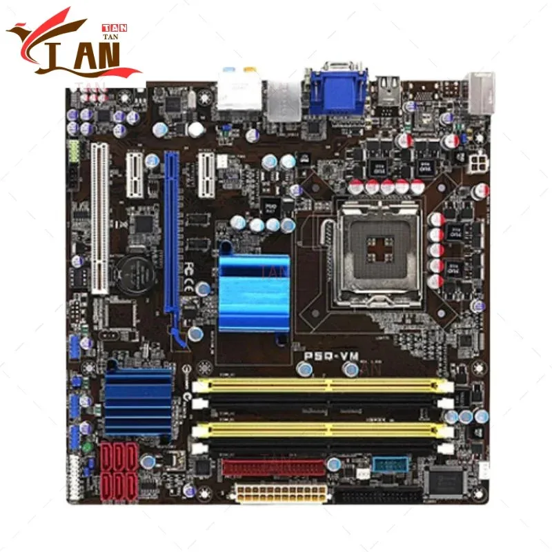 Placa base XMSJ para Asus P5Q-VM G45 LGA 775 DDR2 Micro uATX, 100% probada, envío rápido TT