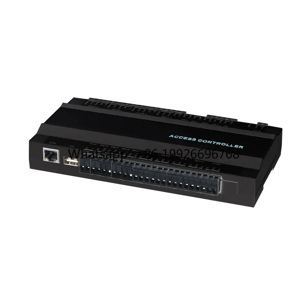 WIFI Optional TCP/IP Wiegand 2 Doors 4 Doors Fingerprint and Card Access Controller Access Control Panels Connect with QR Reader