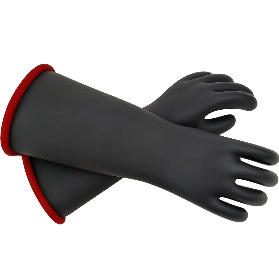 Guantes aislantes eléctricos de alta tensión y guantes aislantes de alta protección para la construcción