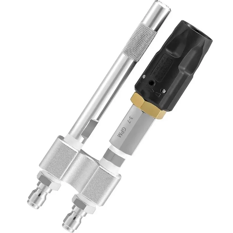 

High pressure cleaner remote chemical nozzle two-in-one adjustment multi-nozzle