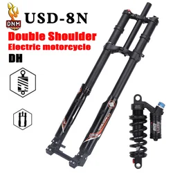 Taiwan DNM USD-8S/8N Electric Motorcycle Double Shoulder Front Fork Recoil Fork Shock Absorber Mountain Bike DH AM