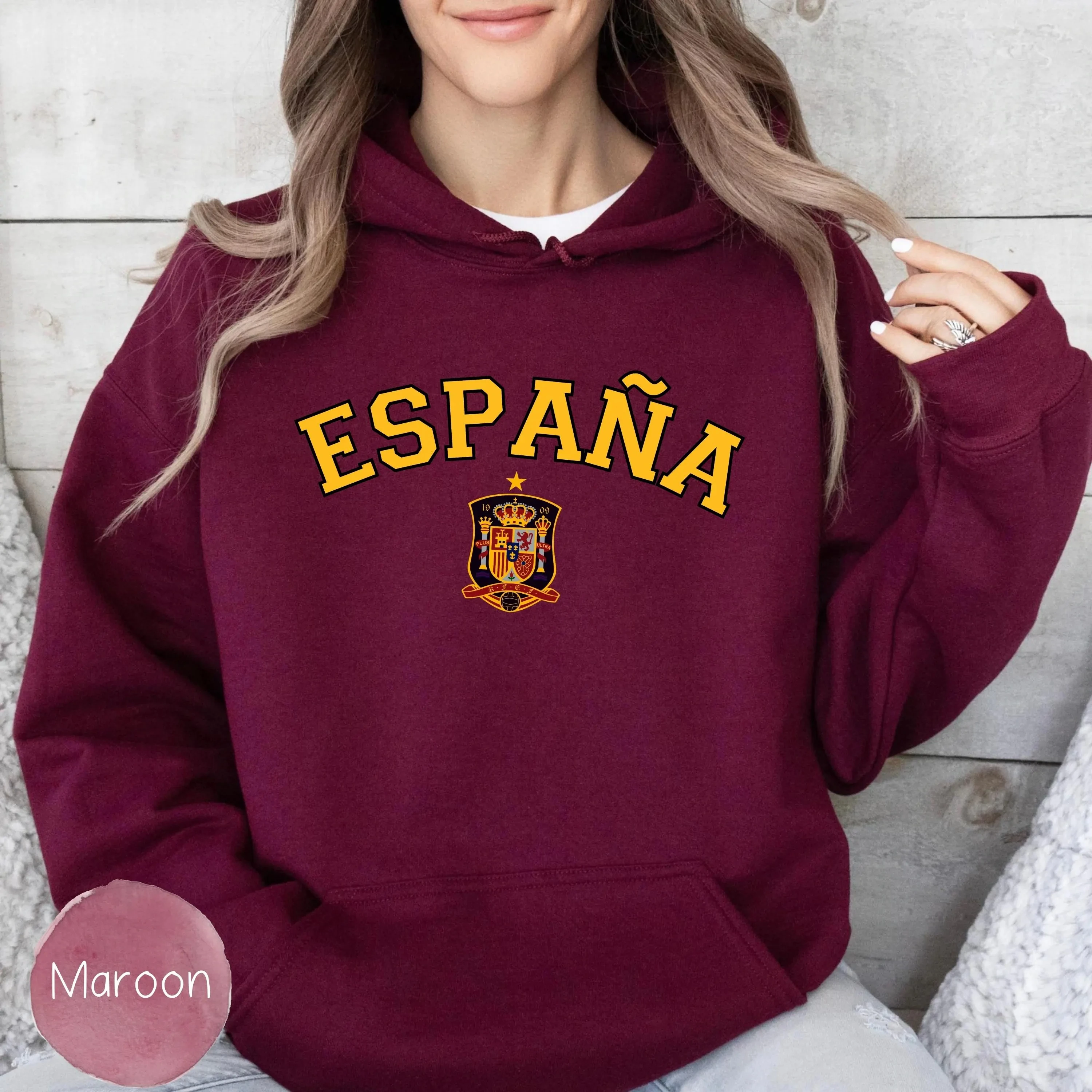 Moletom Espanha - Camisola Espanha - Presente Espanha, Lembrança Espanha, Camisola Espanha - Camiseta Espanha - Orgulho Espanhol - Moletom com Bandeir
