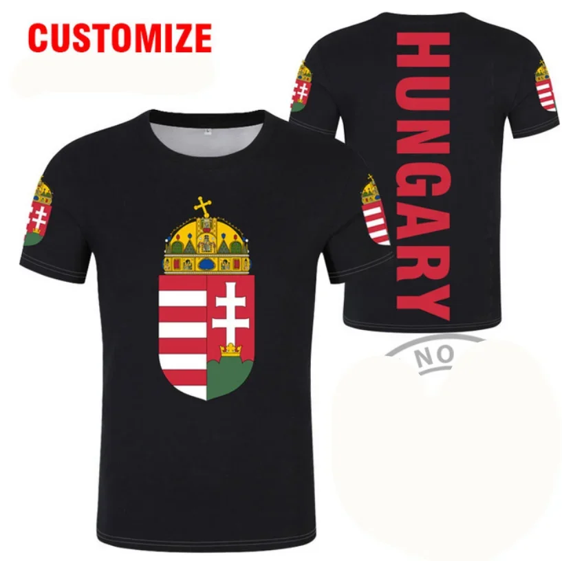 HUNGARY T Shirt Diy Free Custom Made Name Number Hun t-shirt Nation Flag Hu Hungarian Country College Print Photo Logos Clothing