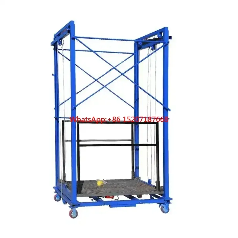 

Electric scaffolding for construction decoration ladder electric lifting scaffold lift aluminium climbing lift platform