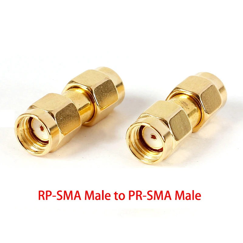 1pc SMA Zu SMA Adapter SMA Stecker auf RP SMA Buchse Stecker RF Stecker Kupfer Vergoldet SMA Spliter konverter Rechten Winkel – Detail 4