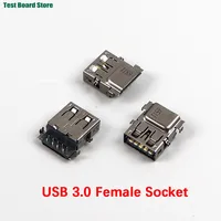 2/5/10 Uds USB 3,0 tipo A puerto estándar conector hembra de soldadura para Lenovo Acer Asus placa base USB A 3,0 puerto de interfaz