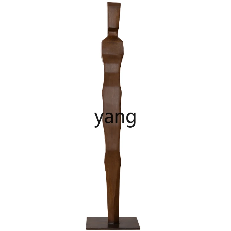 

Yjq Hotel Club Figure Sculpture Abstract Welcome Decoration Exhibition Hall Artwork Large Floor Fiberglass