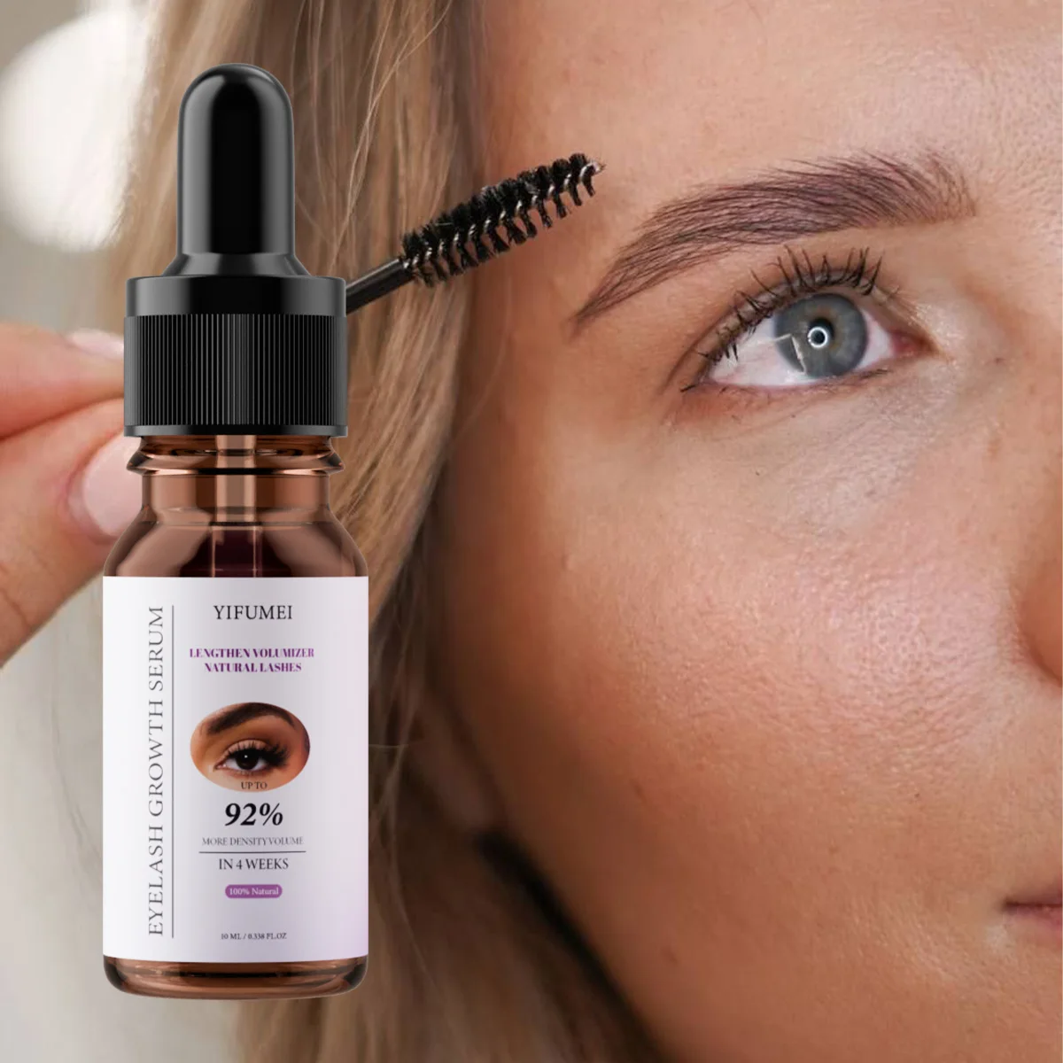 

Lengthen Volumzer All Natural Lashes Serum Eyebrow Eye Brow Grow Lash Boost Enhancer Eyelash Serum Liquid Growth Treatments