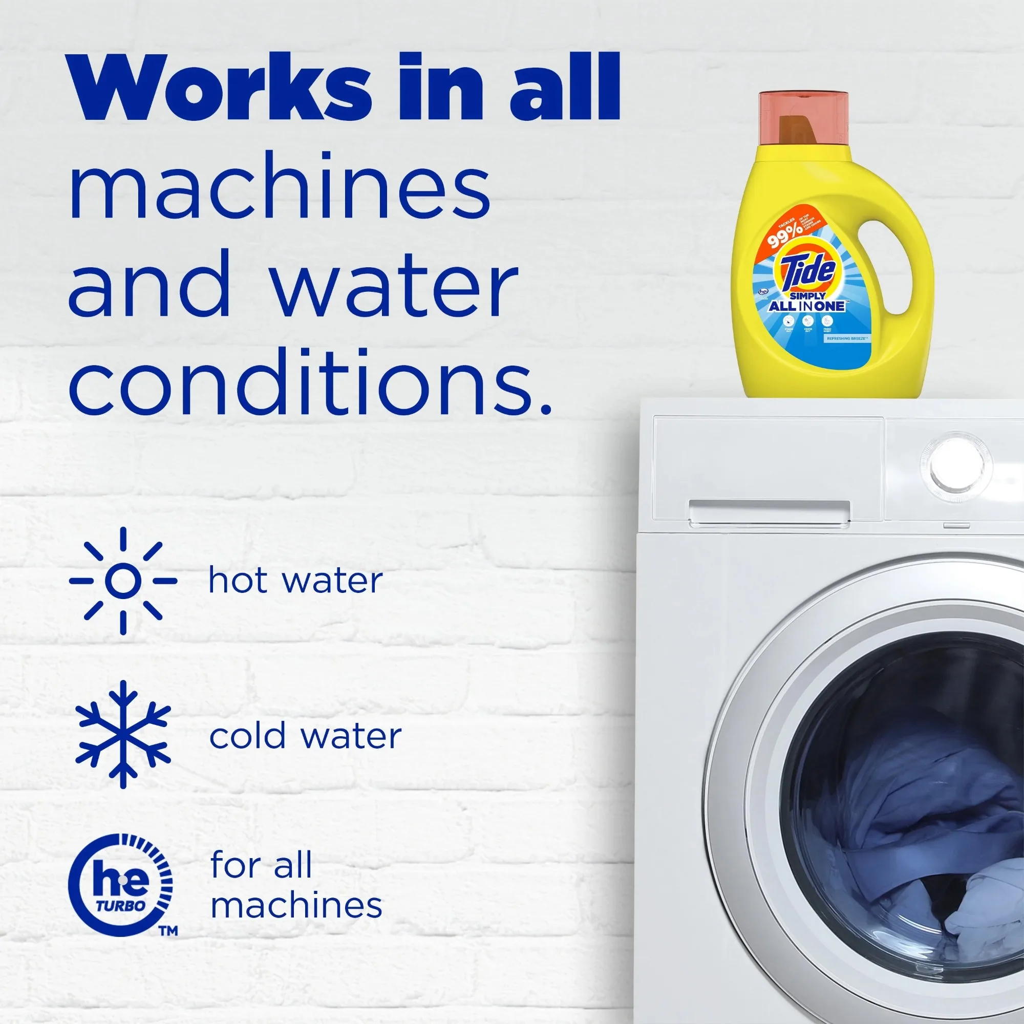 منظف الغسيل السائل، منعش، 24 حمولة، 32 أونصة سائلة #6