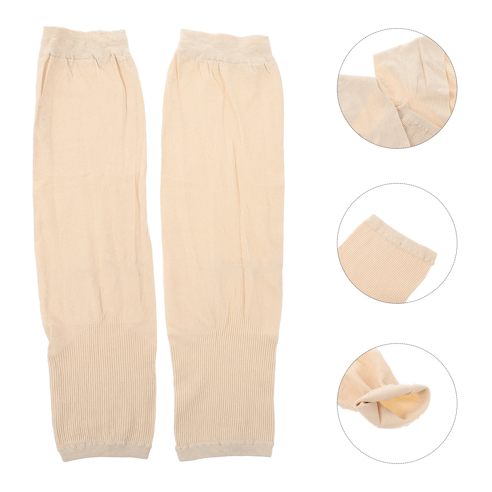 1Pair Soft Breathable Arm Protectors Tidy Sewing Fine Workmanship for Daily Wear Cycling Arm Sleeves Sun Protection Sleeves