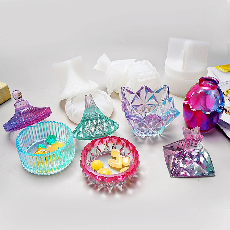 Multi-function Mushroom Heart Storage Boxes for DIY