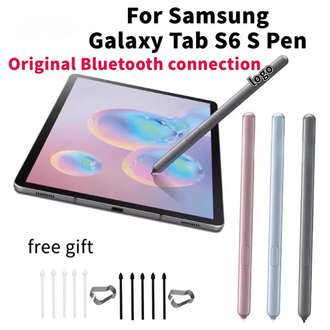 

Original Tablet Stylus S Pen Touch Pen For Samsung Galaxy Tab S6 SM-T860 SM-T865 Replacement SPen Touch Pencil With Bluetooth