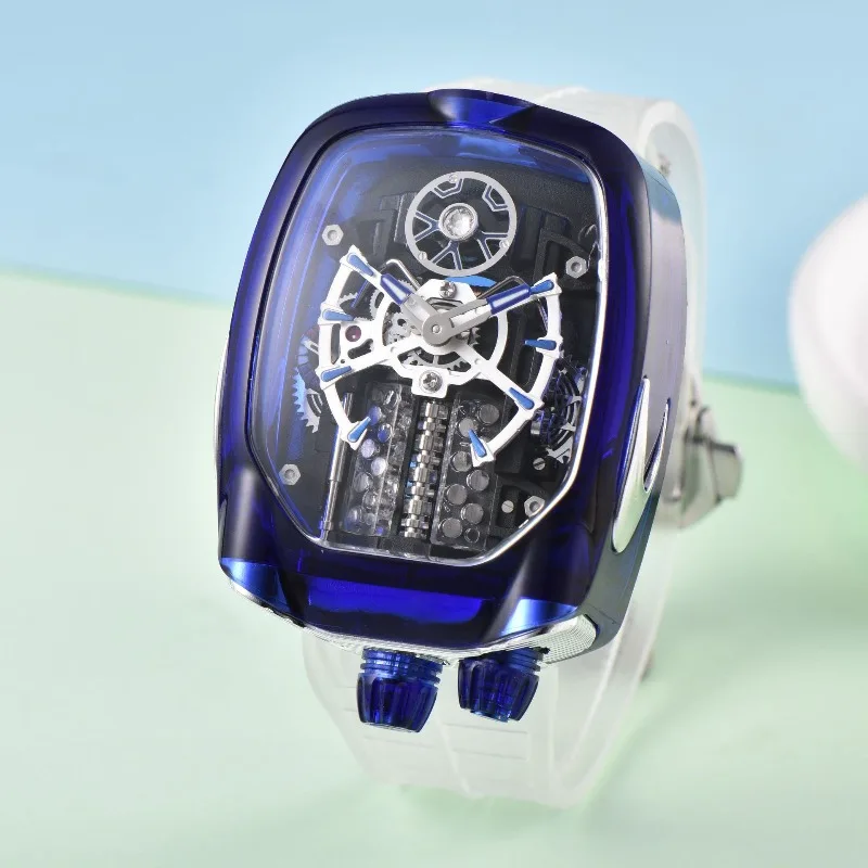 2025 relógio de quartzo de luxo masculino banda de aço inoxidável cristal safira à prova d100 água 100m calendário luminoso cronógrafo