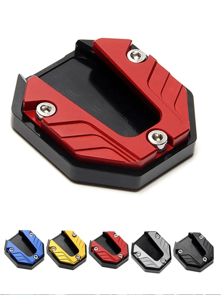 AliExpress GISAEV Scooter Motorbike Accessories Extension Foot Pad Support Plate Aluminum Alloy Motorcycle Bike Kickstand Extender Foot Side Stand