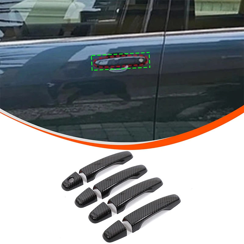 

For Pontiac G8 2008-2009 ABS Carbon Fiber Car Handle Protective Cover Decorative Interior Car Accessories