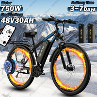 DUOTTS C29 Electric Bicycle 750W Powerful Motor 48V30AH Dual Lithium Battery 21 speed City E-bike 29-in Tire Snow Electric Bike