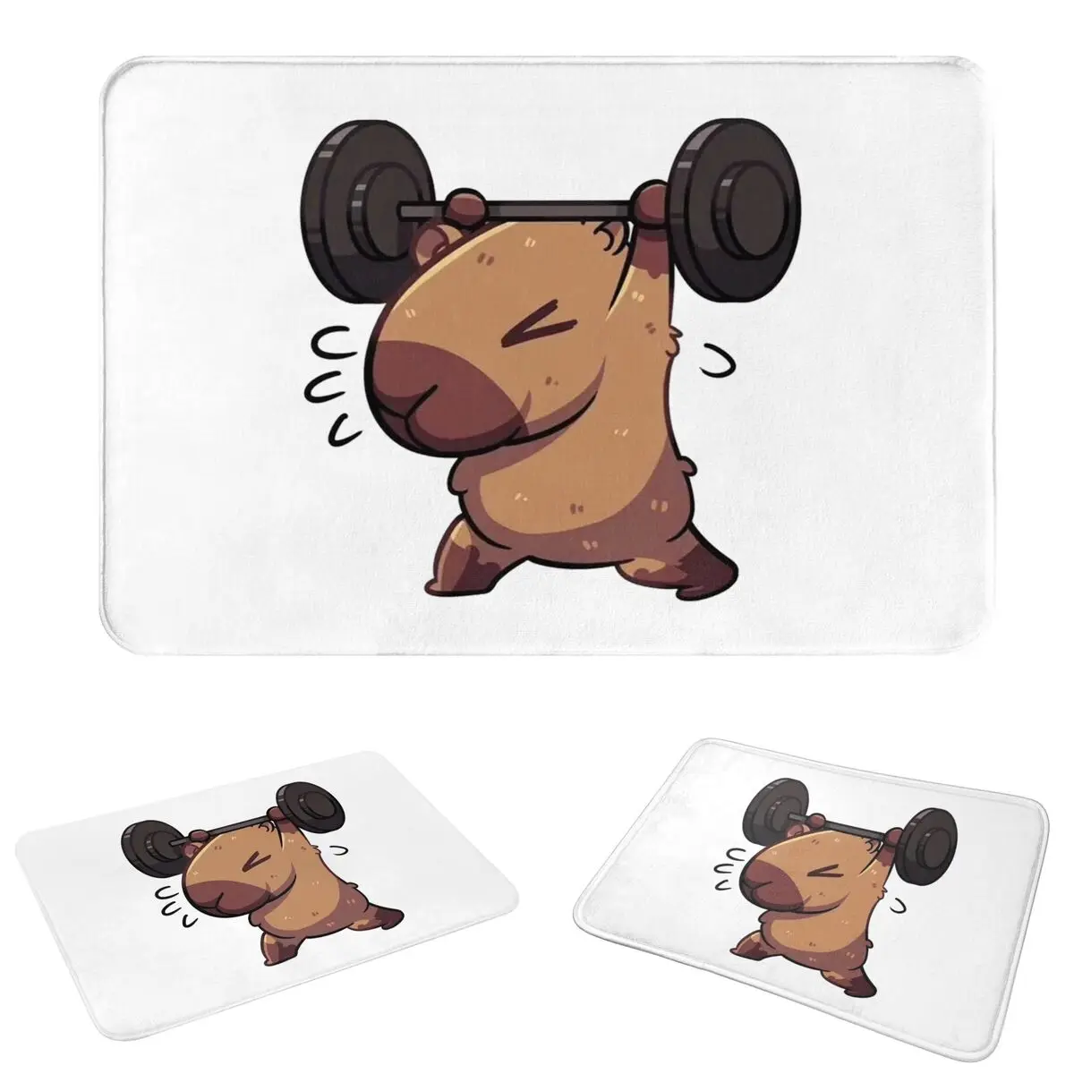 Capybara Doormat Sand Scraping Carpet Rug Kitchen Entrance Home Floor Mat for Living room Footpad Mats