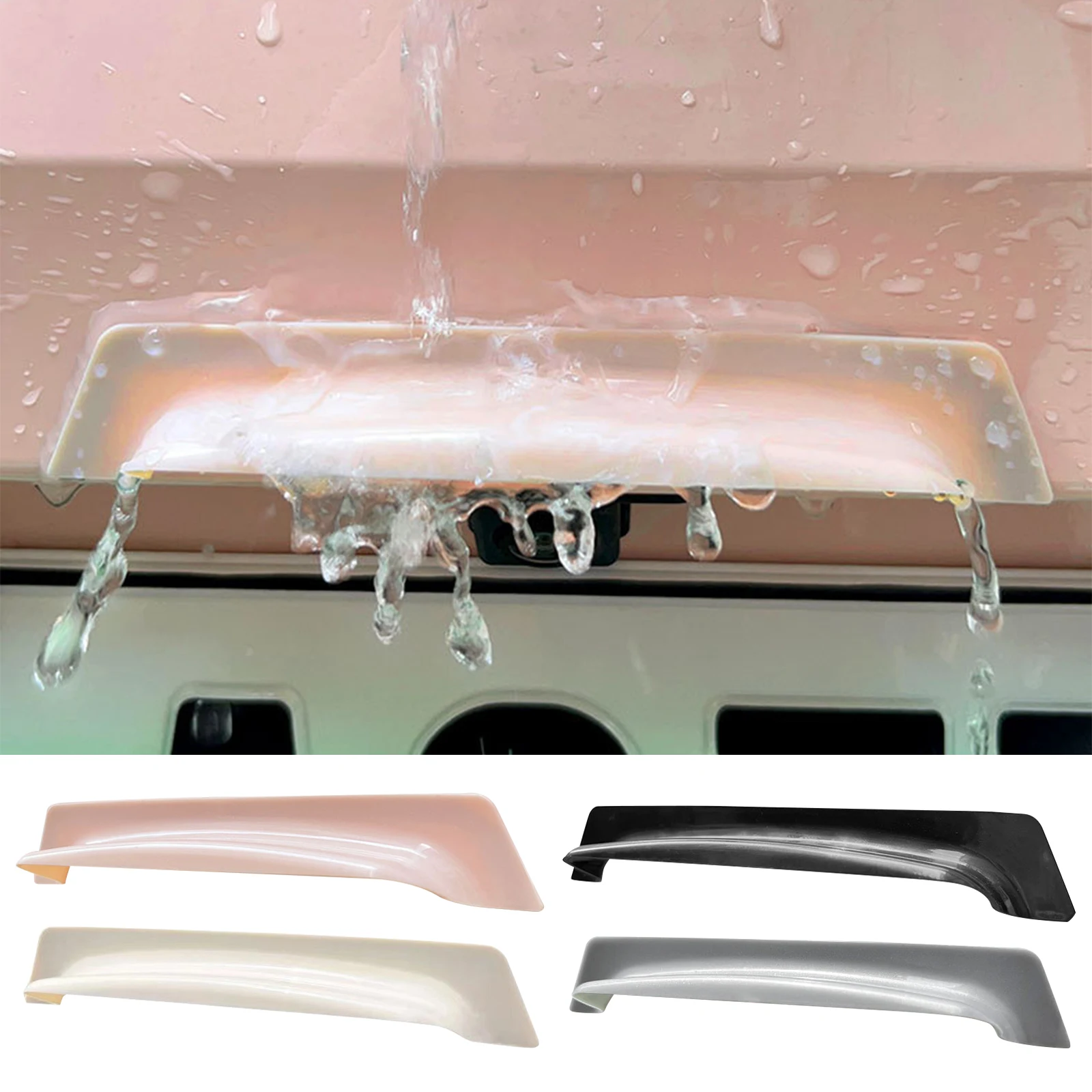 Auto Reversing Mirror Camera Rain Shield Car Modification Outdoor Rainproof Waterproof Shield Car Decoration Exterior Accessorie