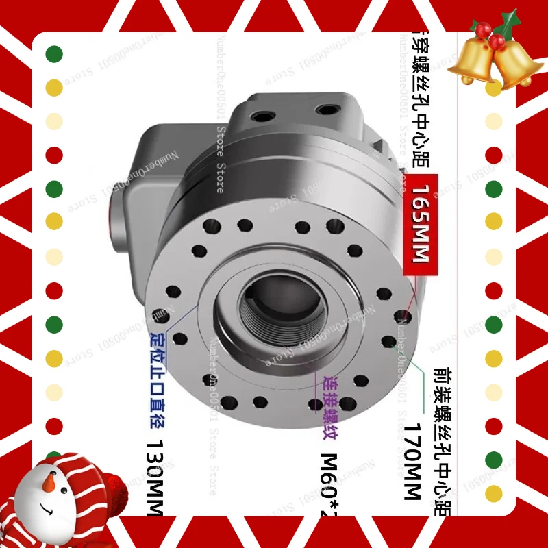 

Hollow Rotary Hydraulic Chuck Cylinder BK 075 1081F 2091 Lathe Hydraulic Actuator