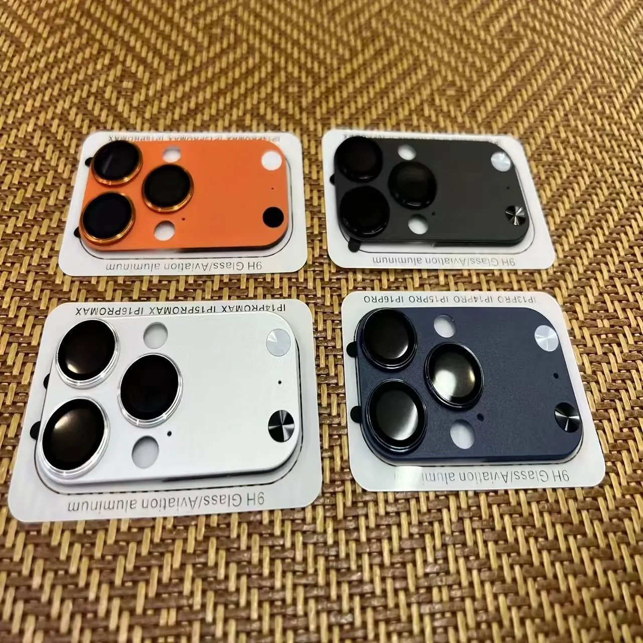 For IPhone 16 15 14 Pro Max Pro Camera Lens Protector Military Grade Shatterproof Aluminum Alloy Tempered Glass Metal Lens Cover