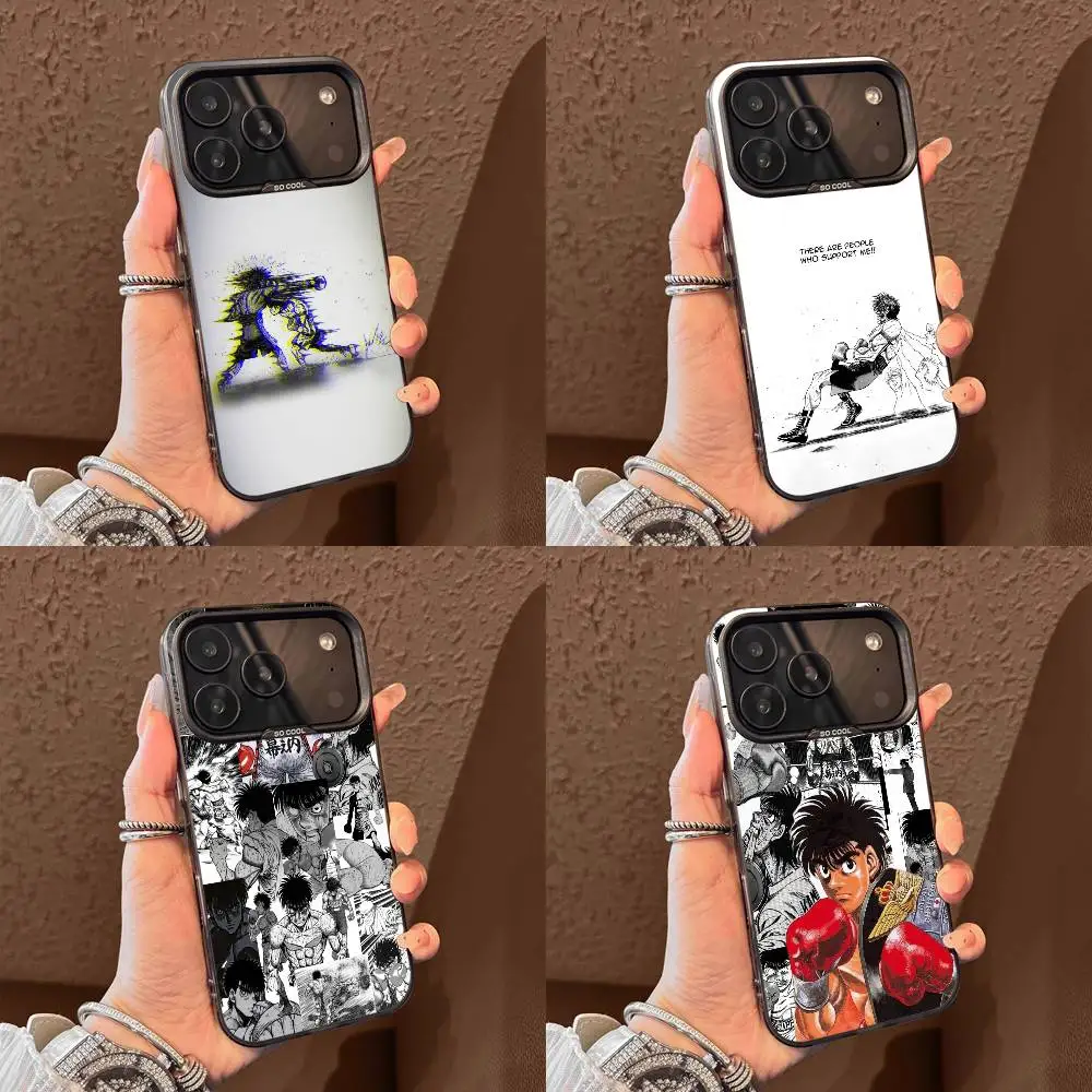 

H-Hajime no Ippo Makunouchi Phone Case For iPhone 17,16,15,14,13,12,11,Pro,Max,Plus,E,Air,Mini Black Tpu Cover