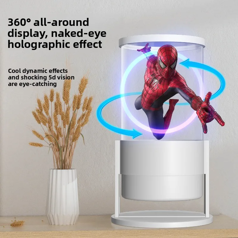 Projector led display holographic advertising machine three-dimensional suspended air 360 ° imaging