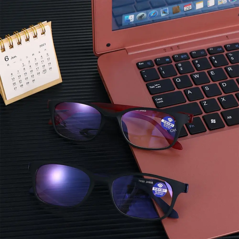 temples Read Magnification Presbyopic Eyewear Anti-blue Light Reading Glasses Presbyopia Eyeglasses Computer Eyeglasses
