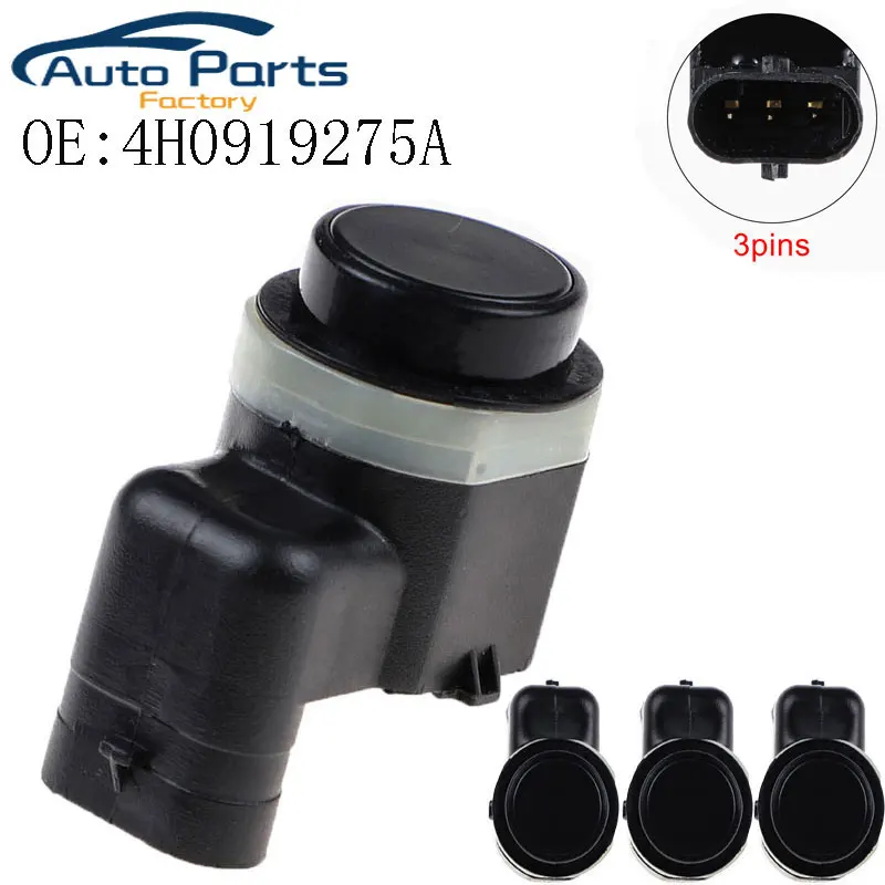 

4PCS New PDC Parking Sensor For Audi A3 A4 A5 A6 A8 Q3 Q5 Q7 R8 TT Skoda Seat VW 4H0919275A