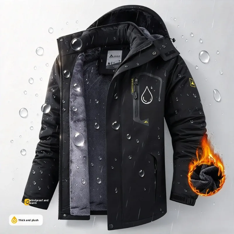 2026 Winter Parka Men Windbreak Plus Thick Warm Windproof Fur Coats Male Military Hooded Anorak Jackets Men's Winter Jackets