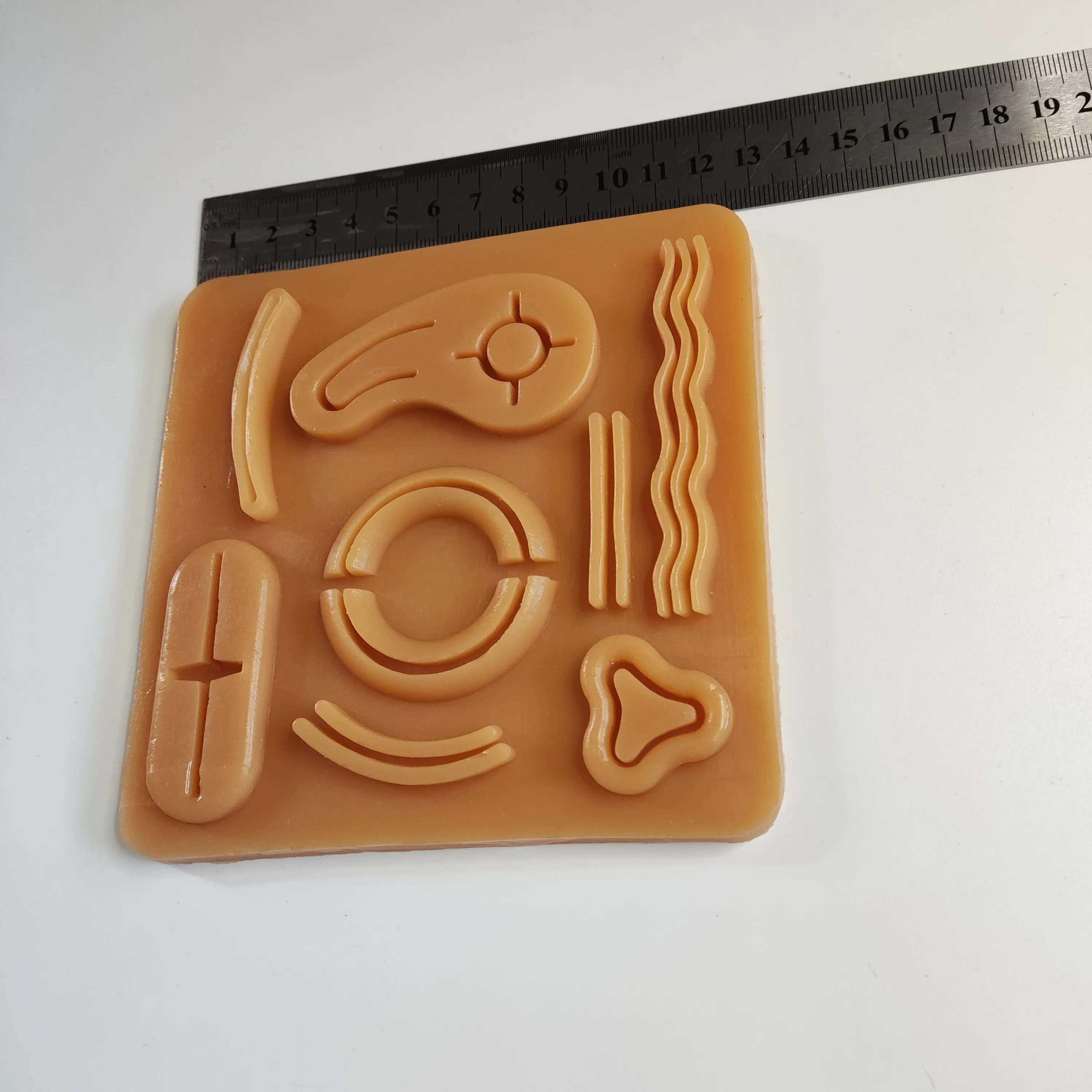 

Surgical laparoscopy simulation training 3D suture practice urinary silicone model module