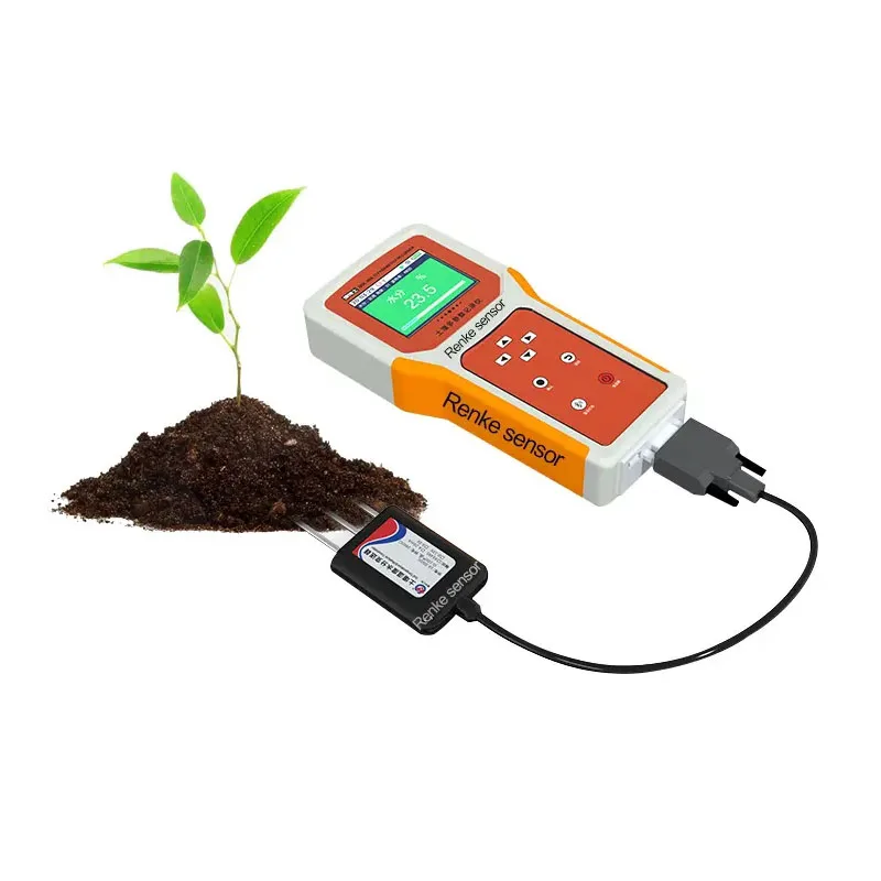 Handheld agricultura solo teste kit inteligente agricultura sensores umidade do solo datalogger analisador do solo para npk