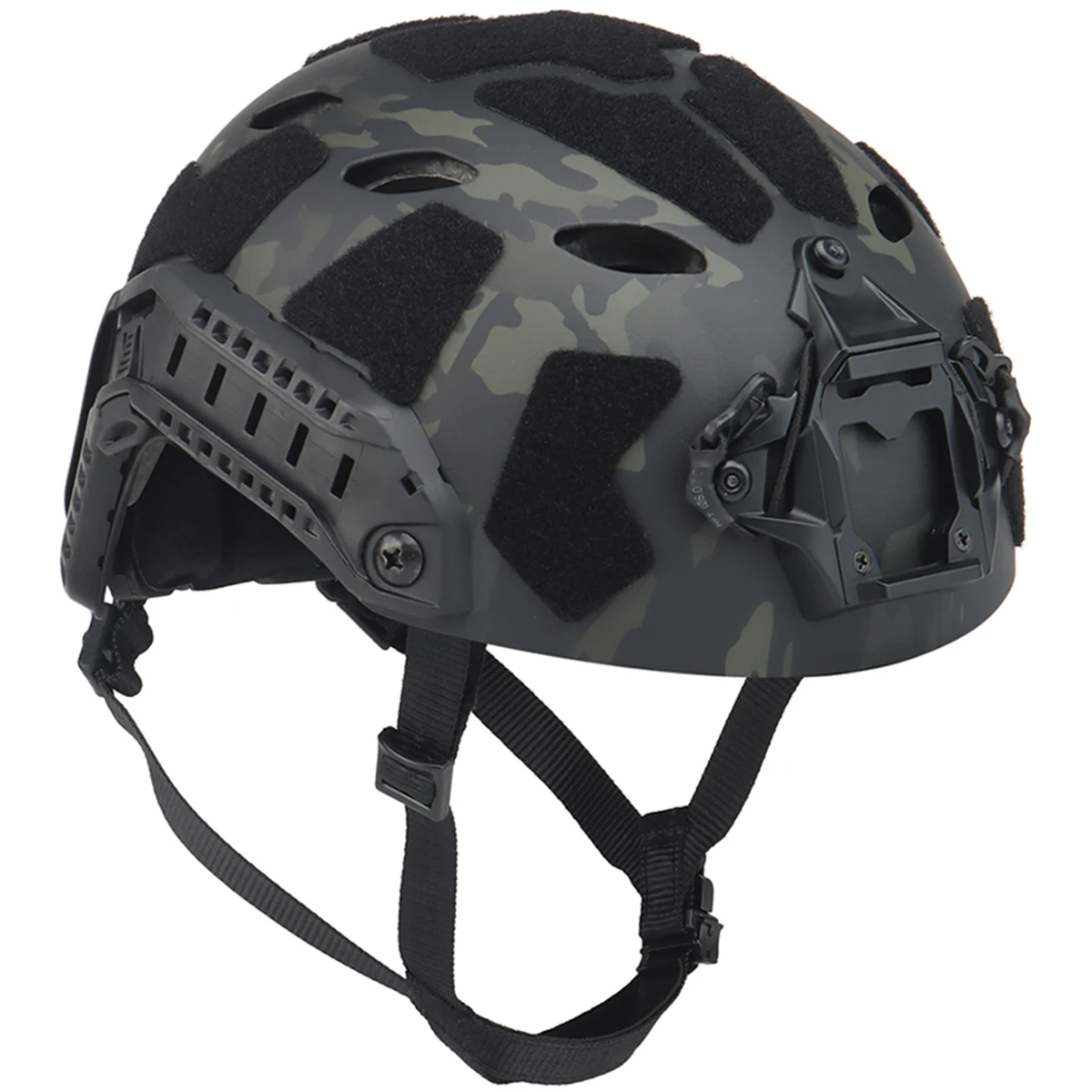 Airsoft Tactical Helmet, Lightweight Round Hole Cycling Protective Helmet, Suitable For Paintball Shooting, Hunting, And Cycling