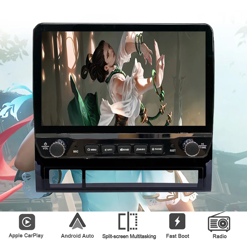 8Core 8G + 128G Carplay Auto Car Radio Audio Stereo Tape per Toyota Tacoma Hilux 2005 - 2015 GPS Navi DVD 4G Lte Head Unit HU