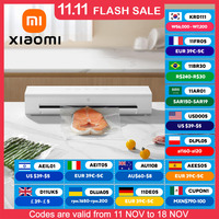 XIAOMI MIJIA Vacuum Sealers Machine 220V With Free 10pcs Vacuum Bags For Kitchen Household Food Vacuum Sealer Packaging Machine