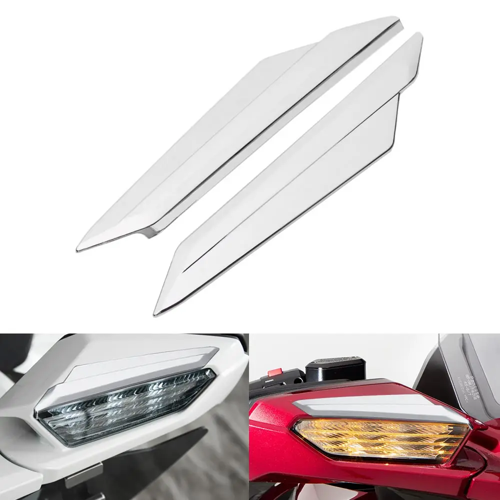 

Накладка на боковое зеркало заднего вида для Honda Gold Wing DCT Tour, Tour Airbag, DCT Tour, DCT 2018-2025, высококачественный АБС-пластик, хром