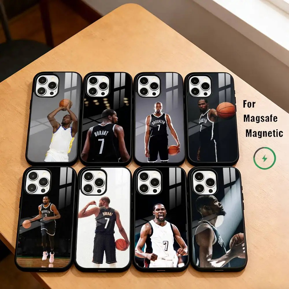 

Basketball K-Kevin D-Durant Phone Case For iPhone17,16,15,14,13,12,11 Plus,Pro Magnetic with Magsafe Wireless Charging