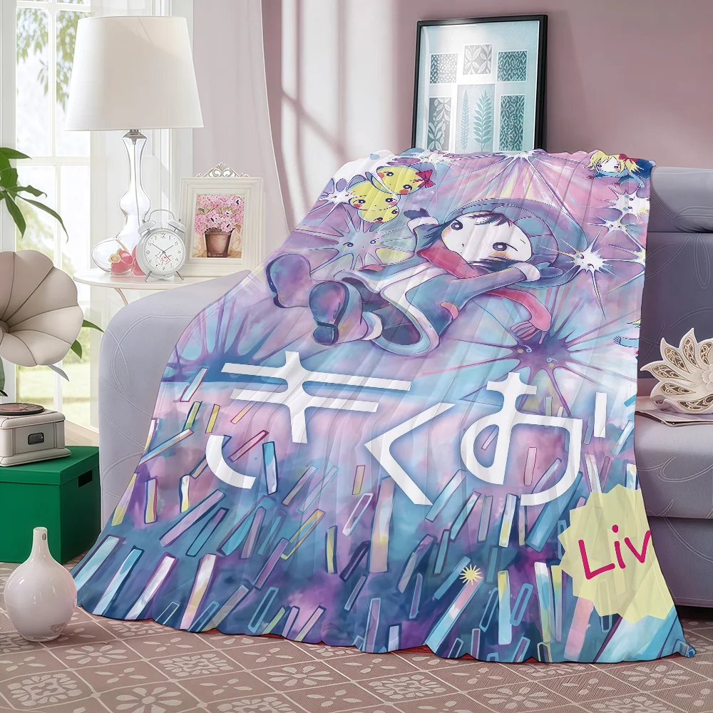 بطانية كرتونية من Singer Kikuo دافئة وناعمة مناسبة لغرفة النوم وغرفة المعيشة والأريكة والسرير والمكتب والسفر والتخييم #3