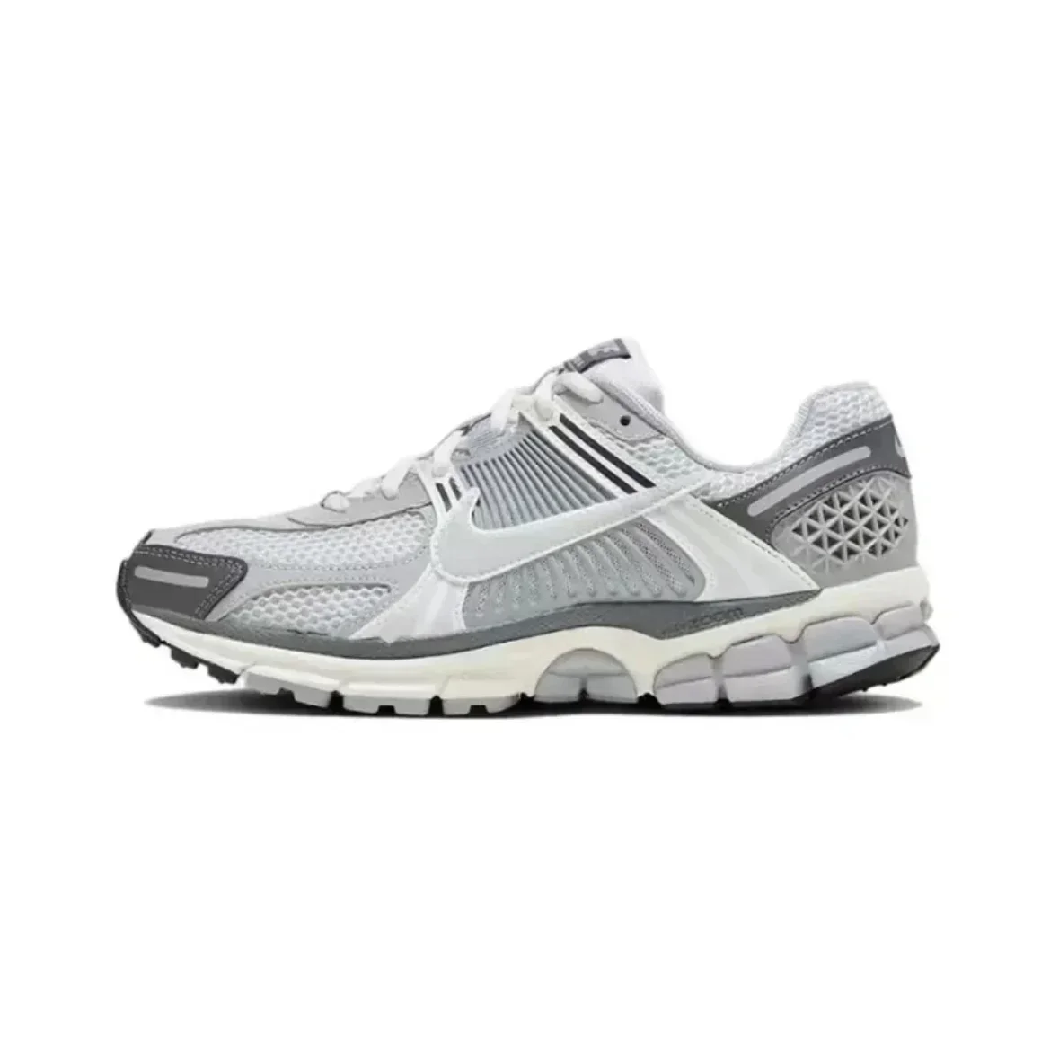 Nike Zoom Vomero 5 Photon Dust Metallic Silver FD0884-025 Cushioning Abrasion Resistant Low-top Men's/Women's Running Shoes