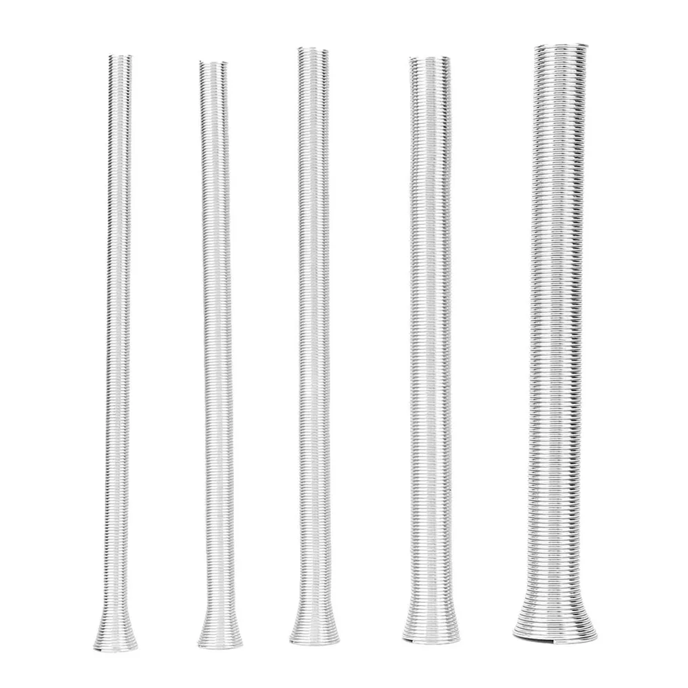 5PCS Super Elastic Spring Tube Bender Thin Wall Compatible 1/4-5/8 Inch Pipe Bending Spring Wire Bending Spring PVC Pipe Bending