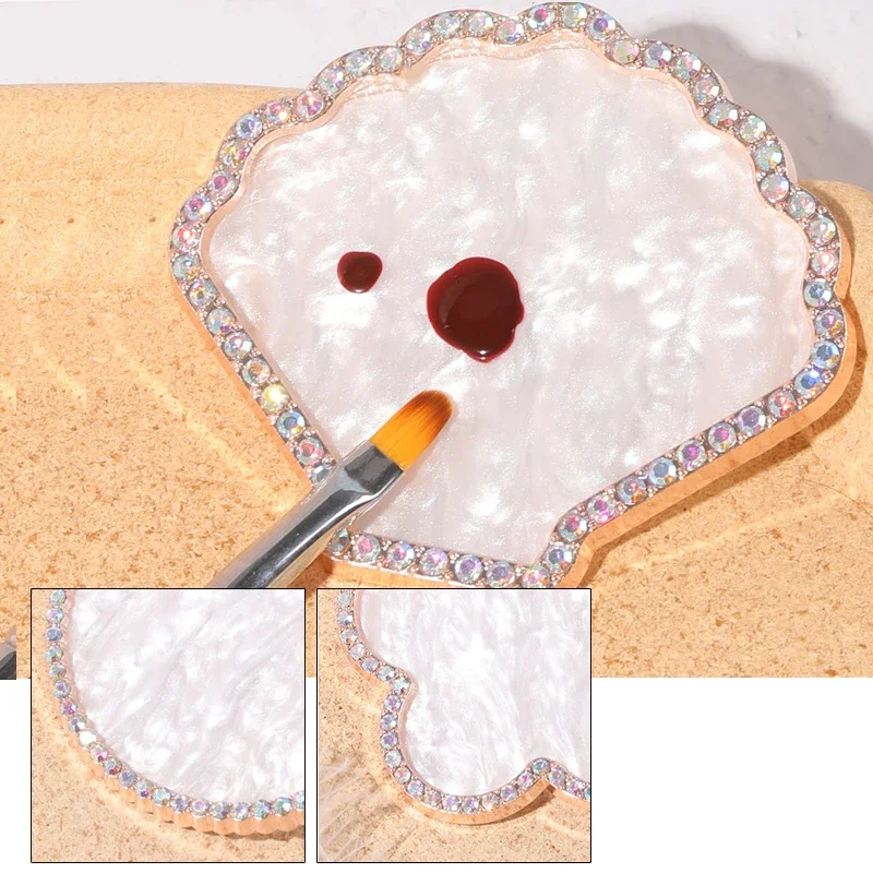 Nail Art Resin Display Board Gel Polish Farbmischpalette Fotografie-Tool zur Präsentation