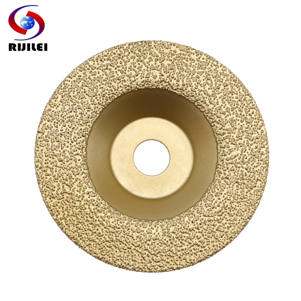 RIJILEI 110*16*1.8 Brazing Grinding Disc Thickening Silicon Carbide Grinding Wheel Ceramic Grinding Disc MX38