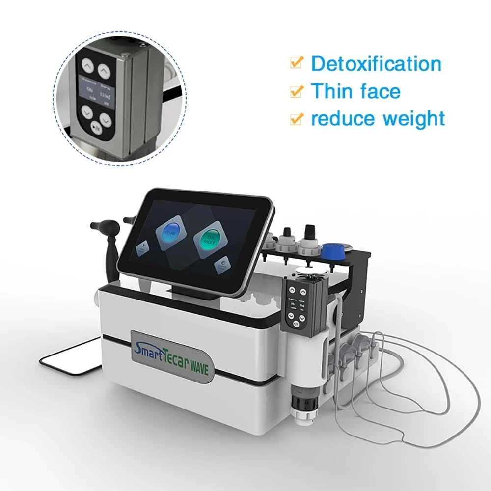 

RET/CET Diathermy Capactive And Resistive Energy Transfer Tecar EMS Electric Muscle Stimulation Shock Wave Physiotherapy Machine