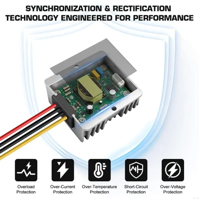 Steps Down Voltages Regulator Reducers High Efficiency Protecting Wide Input Voltages 30V 60V for Vehicles Solar Systems M4YD