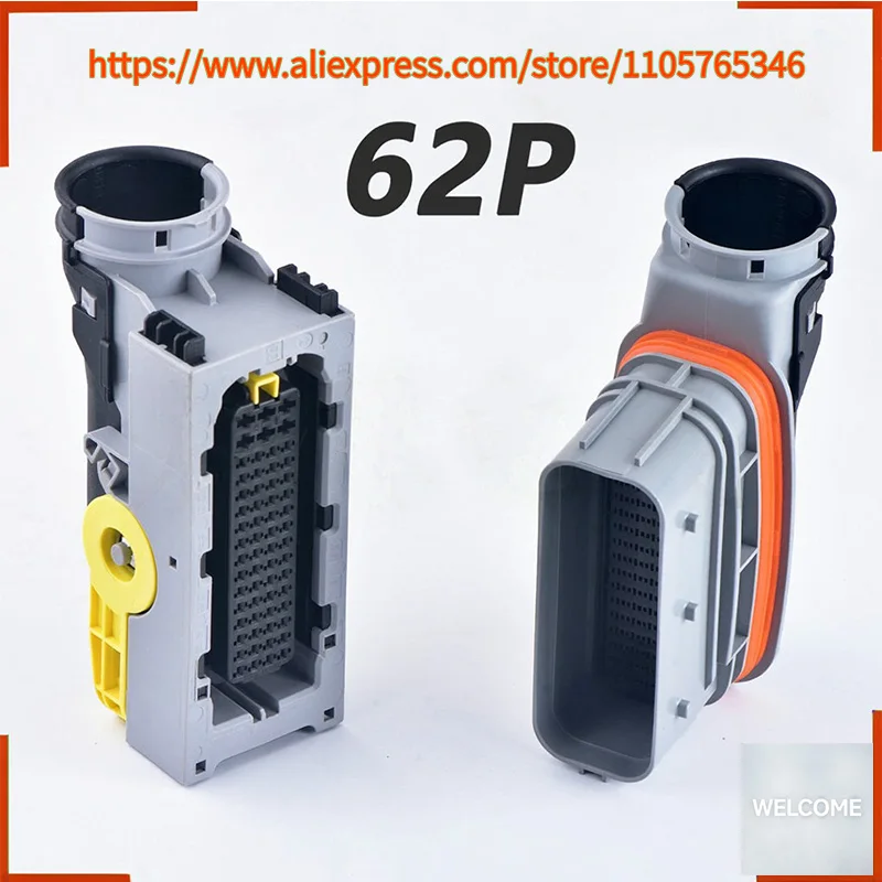 1 pcs 62 Pin Auto Waterproof Connector Computer Board ECU DCU Urea Pump Plug 2-1418883-1 2-1718324-1 2-1718325-2 For Volvo Truck